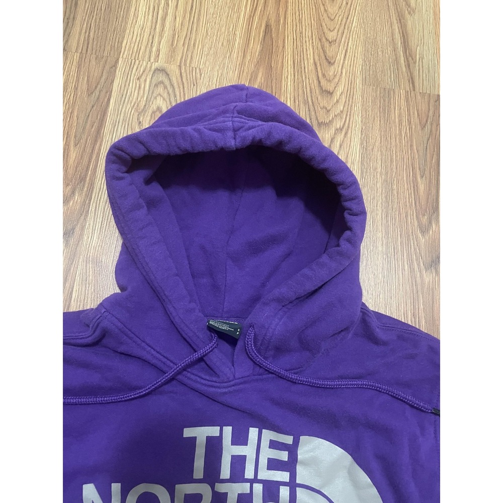 The North Face Hoodie Mens Small Pullover Big Logo Fleece Outdoor - Picture 4 of 10